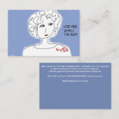 最高に単に励ましますカードをです 名刺 (正面/裏面)