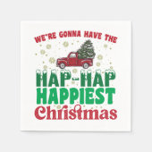 最高に幸せなクリスマスを持つつもりだった スタンダードカクテルナプキン (正面)