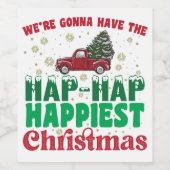 最高に幸せなクリスマスを持つつもりだった ワインラベル (シングルラベル)