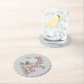 最高に幸せなクリスマスを過ごす ペーパーコースター (インサイチュ)