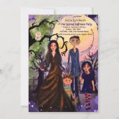 最高に愉快な家族の時間 - ハロウィンおめでとう 招待状 (正面)