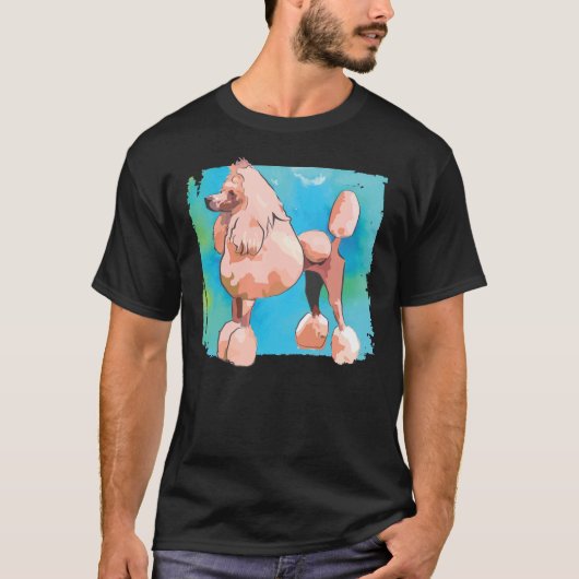 最高に手入れされたピンクのプードル Tシャツ (正面)