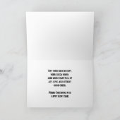 最高に楽しいクリスマスホリデーカードを持っている シーズンカード (内部)