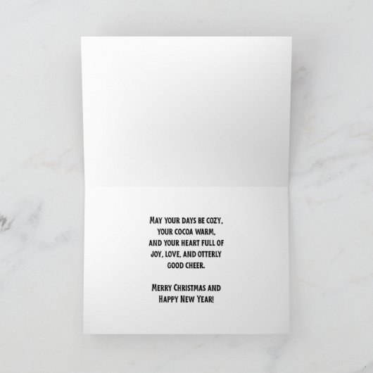 最高に楽しいクリスマスホリデーカードを持っている シーズンカード (内部)