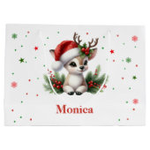 最高に素晴らしいクリスマスの誕生日 ラージペーパーバッグ (裏面)