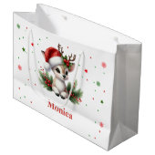 最高に素晴らしいクリスマスの誕生日 ラージペーパーバッグ (正面アングル)