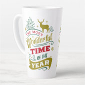 最高に素晴らしいクリスマス カフェラテマグ (左アングル)