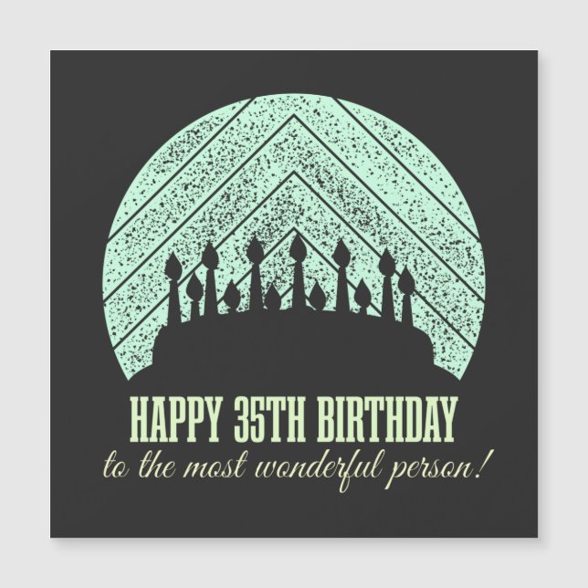 最高に素晴らしい人と35歳の誕生日をおめでとう (正面)