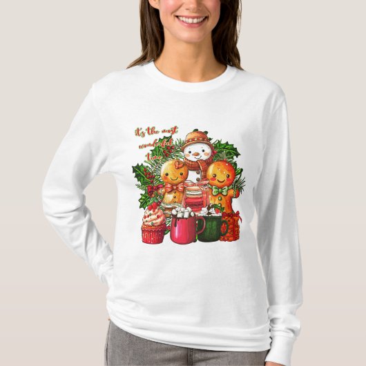 最高に素晴らしい時間だ – メリークリスマス Tシャツ (正面)