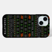 最高に良いは、さらに良いを生み 良い・より良い・最高のクリスマス名言 Case-Mate iPhoneケース (裏面 (横))