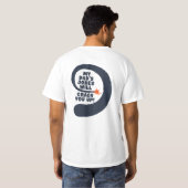 最高に面白い！お父さんのジョークで笑い転げちゃうよ！ Tシャツ (裏面フル)