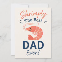 最高にShrimplyなパパ!父の日カード