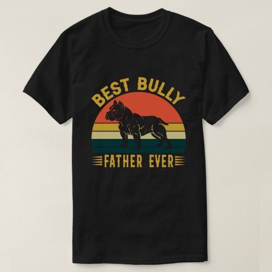 最高のいじめっ親のヴィンテージ Tシャツ (デザイン正面)