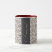 最高のおしゃれな2トーンコーヒー、ティーマグ マグカップ (中央)