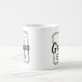 最高のおじいさん父の日のおじいさん コーヒーマグカップ (中央)
