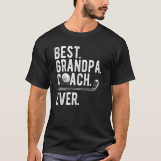 最高のおじいちゃんコーチ ゴルフ Tシャツ