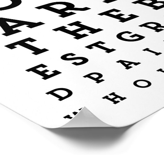 最高のおじいちゃんタイポグラフィ |スネレンのグラフのポスター ポスター (角)