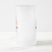 最高のおじいちゃん祖父母デイレトロカスタムダディ フロストグラスビールジョッキ (中央)