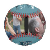 最高のおじいちゃん野球ギフト 野球ボール (正面)