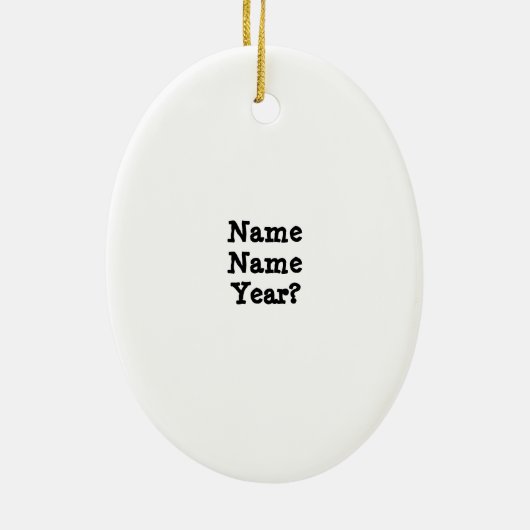 最高のおじいちゃん&おばあちゃんシルエットオーナメント セラミックオーナメント (裏面)