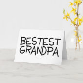 最高のおじいちゃん カード (黄色い花)