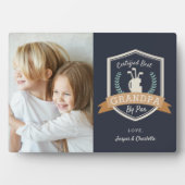 最高のおじいちゃん |ゴルフのおじいちゃん写真 フォトプラーク (正面)