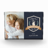 最高のおじいちゃん |ゴルフのおじいちゃん フォトブロック (正面)