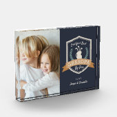 最高のおじいちゃん |ゴルフのおじいちゃん フォトブロック (左)