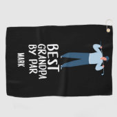 最高のおじいちゃん ゴルフタオル (横)