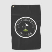 最高のおじいちゃん |父の日贈り物 ゴルフタオル (正面)