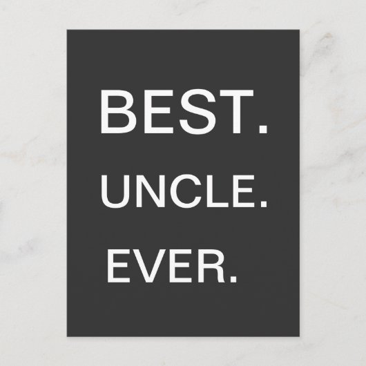 最高のおじさん ポストカード (正面)