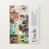 最高のおじさんFungle定義6 Photo Collage ジグソーパズル (縦)