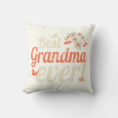 最高のおばあちゃんおばあちゃんヴィンテージおばあちゃん クッション (正面)