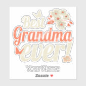 最高のおばあちゃんおばあちゃんヴィンテージおばあちゃん シール (シート)