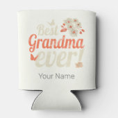 最高のおばあちゃんおばあちゃんヴィンテージおばあちゃん 缶クーラー (裏面)