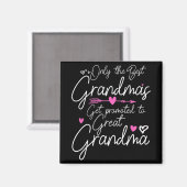 最高のおばあちゃんのお母さん素晴らしに昇進 マグネット (正面/裏面)