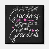 最高のおばあちゃんのお母さん素晴らしに昇進 マグネット (正面)