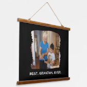 最高のおばあちゃんカスタムPhoto Nana Grandparent 吊り下げ型タペストリー (傾斜あり)