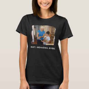 最高のおばあちゃんカスタムPhoto Nana Grandparent Tシャツ