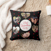 最高のおばあちゃんハートコラージュ母の日 クッション (ブランケット)