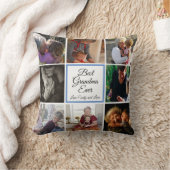 最高のおばあちゃん写真コラージュカスタム文字 クッション (ブランケット)