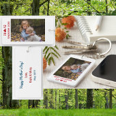 最高のおばあちゃん母の日の写真記念 キーホルダー