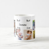 最高のおばあちゃん5写真集かわいい コーヒーマグカップ (中央)