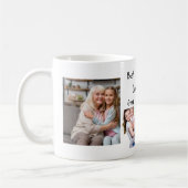 最高のおばあちゃん5写真集かわいい コーヒーマグカップ (左)