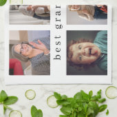 最高のおばあちゃん キッチンタオル (折り畳み)