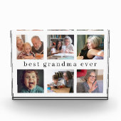 最高のおばあちゃん |コレージモダンフォトブロック フォトブロック (正面)
