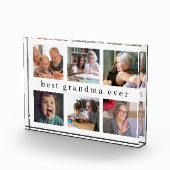 最高のおばあちゃん |コレージモダンフォトブロック フォトブロック (右)