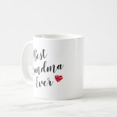 最高のおばあちゃん コーヒーマグカップ (正面左)