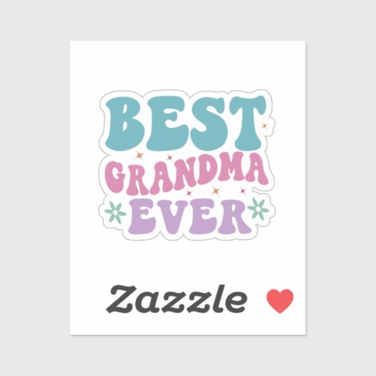 最高のおばあちゃん シール (シート)