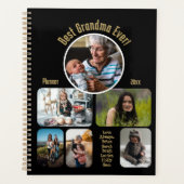 最高のおばあちゃん!フォトコラージュ プランナー手帳 (正面)